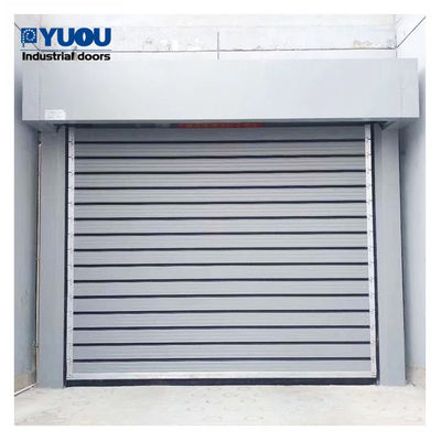Automatic Industrial Roller Shutter Doors 6m Customized Rapid Garage Doors
