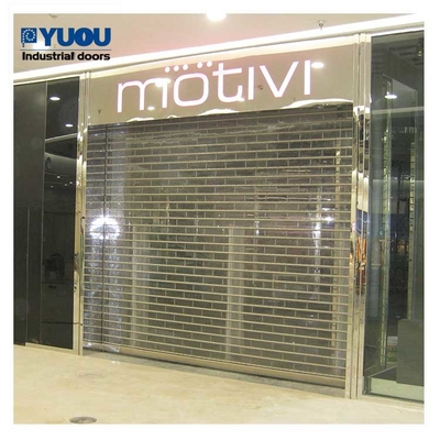 Polycarbonate Slat Aluminum Shutter Door To Commercial Store